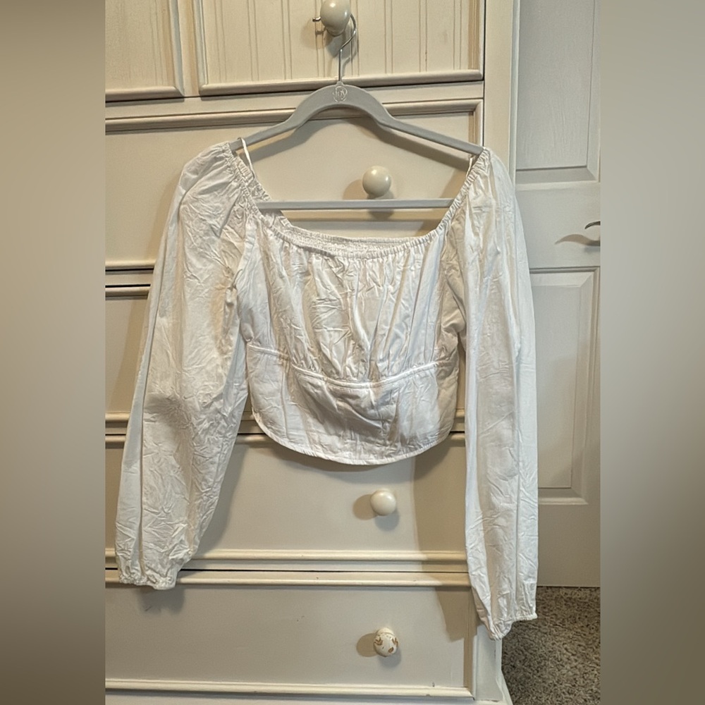 Elegant White Women's Top